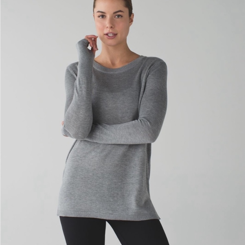 Lululemon open back sweater